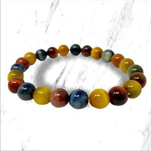 🆕 Colourful Tigers Eye Crystal Bracelet